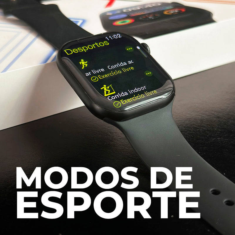 Smartwatch S10 PRO Microwear – Chat GPT Integrado, 1GB RAM, Tradutor de Idiomas e Capinha