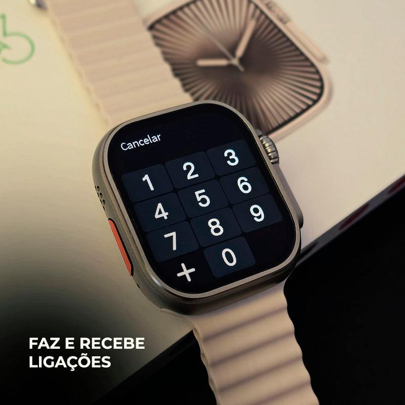Ultra U3W Smartwatch Microwear — 1GB RAM, Integração com ChatGPT, Responde WhatsApp