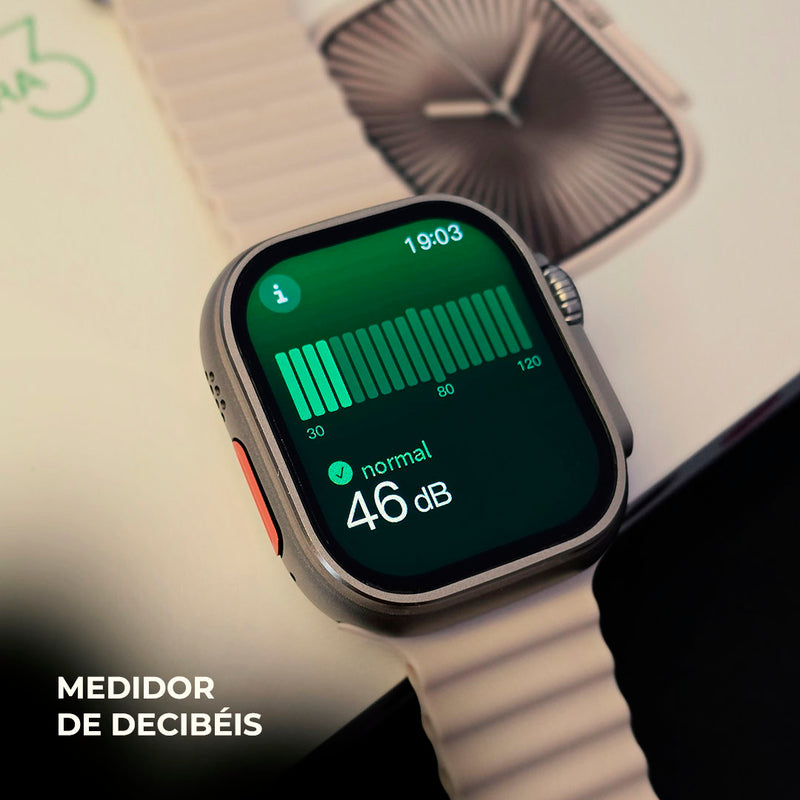 Ultra U3W Smartwatch Microwear — 1GB RAM, Integração com ChatGPT, Responde WhatsApp