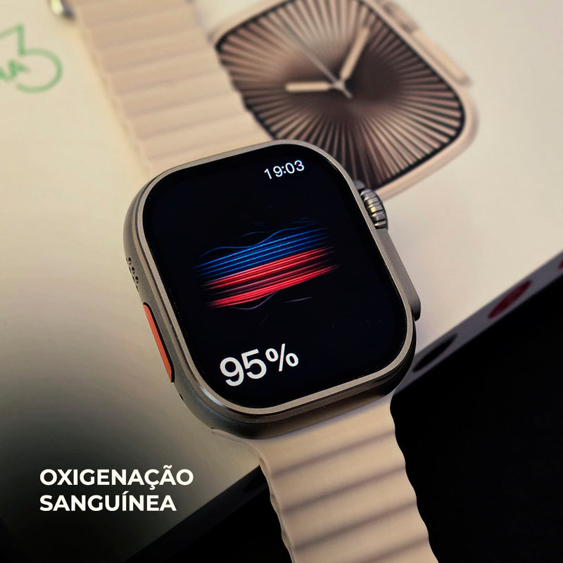 Ultra U3W Smartwatch Microwear — 1GB RAM, Integração com ChatGPT, Responde WhatsApp