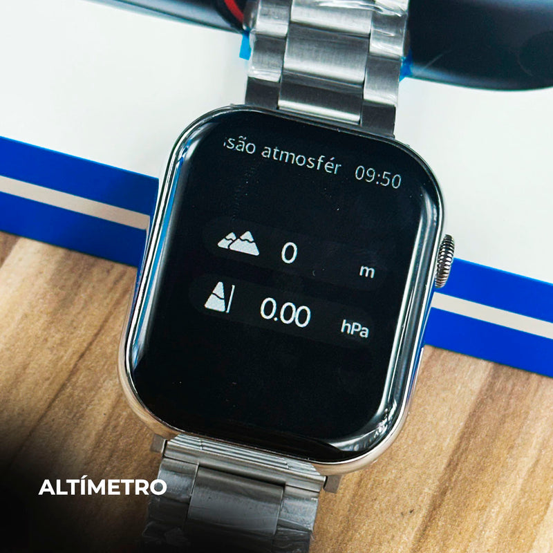 Smartwatch WS-X11 Série 10 – Kit com 7 Pulseiras e Ótimo