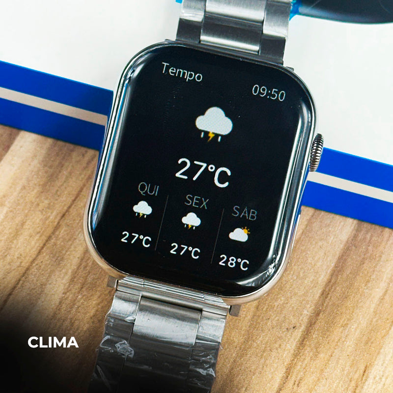 Smartwatch WS-X11 Série 10 – Kit com 7 Pulseiras e Ótimo