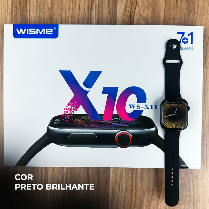 Smartwatch WS-X11 Série 10 – Kit com 7 Pulseiras e Ótimo