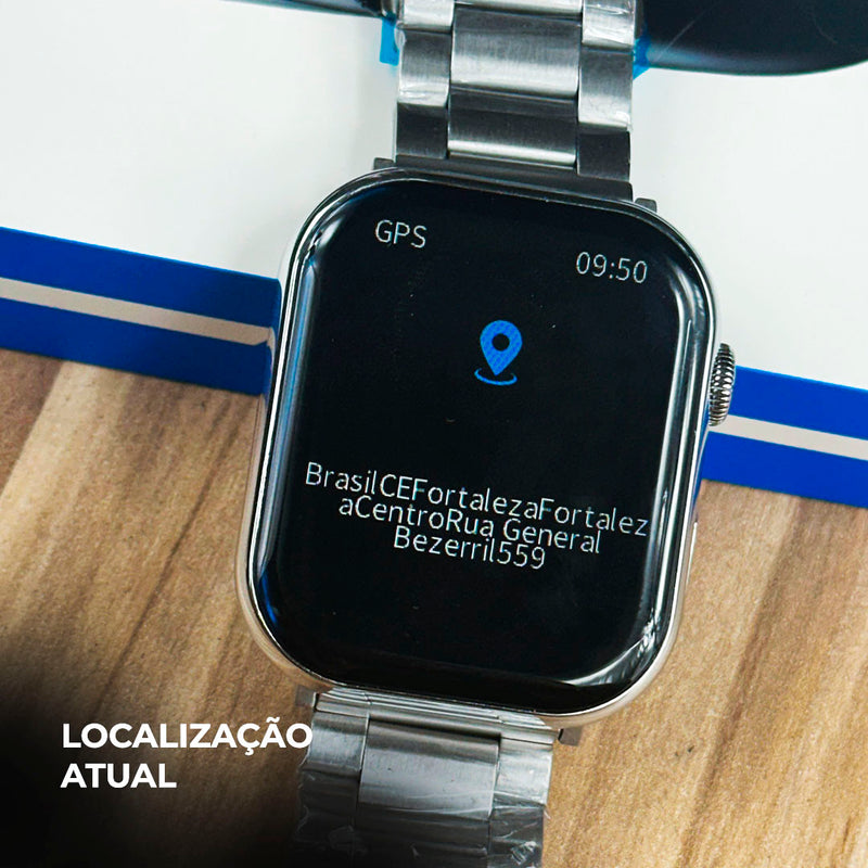 Smartwatch WS-X11 Série 10 – Kit com 7 Pulseiras e Ótimo