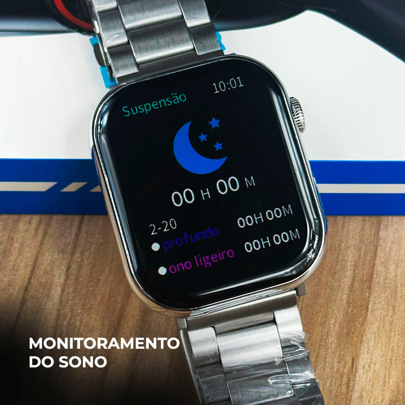 Smartwatch WS-X11 Série 10 – Kit com 7 Pulseiras e Ótimo