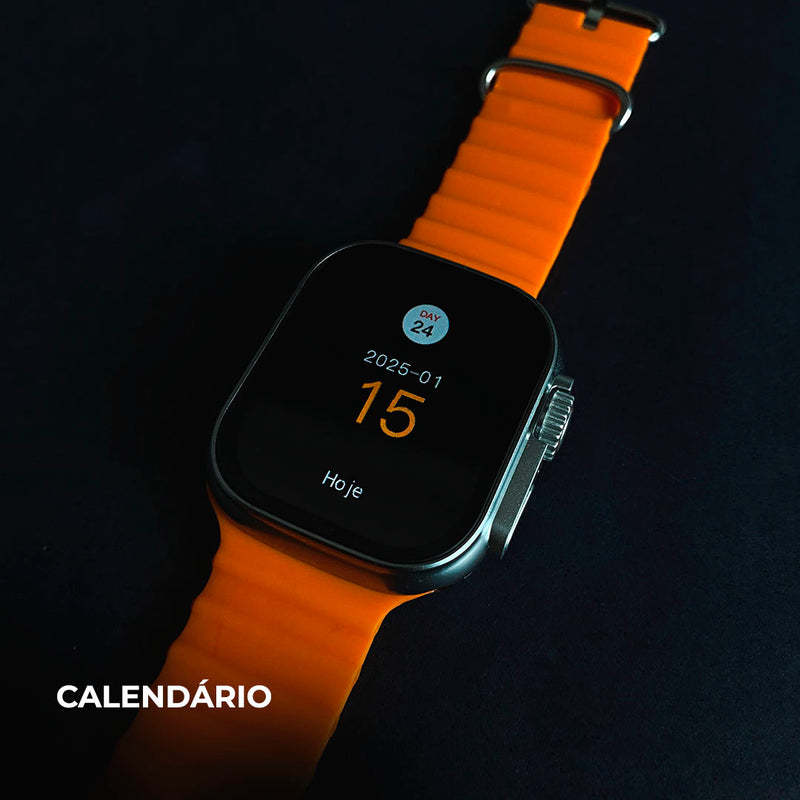 Smartwatch WS10-2 Ultra – Segunda Geração com Toque Duplo e Kit 7 Pulseiras
