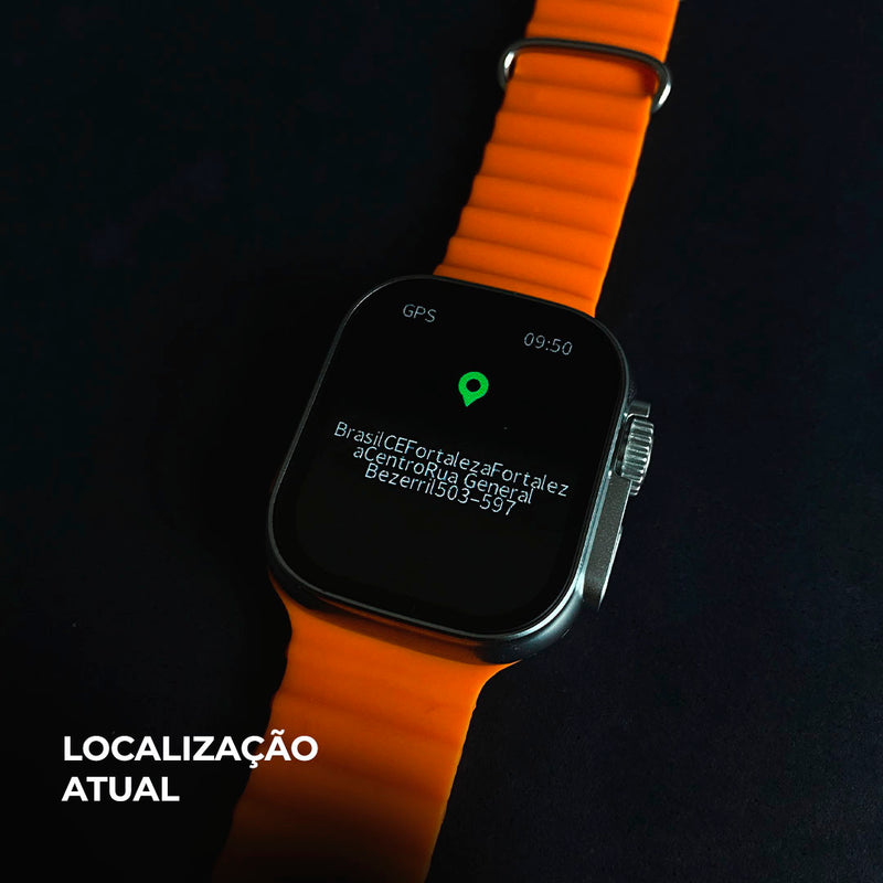 Smartwatch WS10-2 Ultra – Segunda Geração com Toque Duplo e Kit 7 Pulseiras