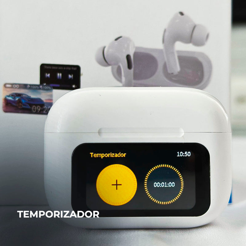 WT-5 | Fones Sem Fio Bluetooth com Estojo Inteligente (Smart Case)