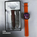 Smartwatch WS-79 Ultra 2 – Segunda Geração com Kit 3 Pulseiras (Couro + Metal)