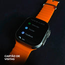 Smartwatch WS-79 Ultra 2 – Segunda Geração com Kit 3 Pulseiras (Couro + Metal)