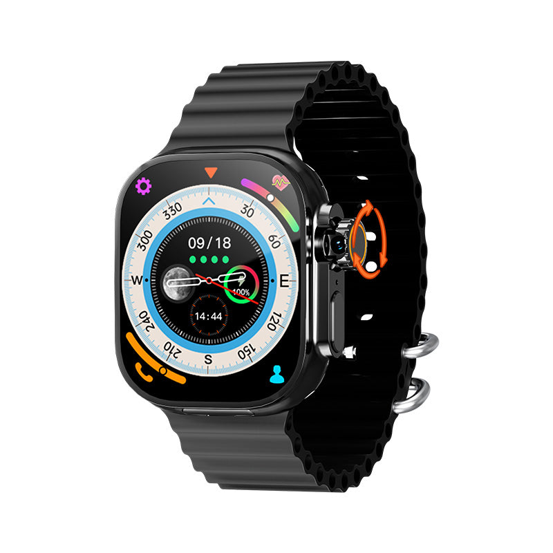 Smartwatch Horizon Pro 4G/5G — Tela AMOLED, Câmera Rotativa, NFC, 16GB + 2GB RAM