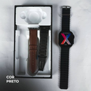 Smartwatch WS-79 Ultra 2 – Segunda Geração com Kit 3 Pulseiras (Couro + Metal)