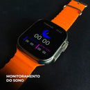 Smartwatch WS-79 Ultra 2 – Segunda Geração com Kit 3 Pulseiras (Couro + Metal)